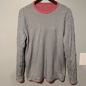 Faherty Reversible Cotton Crewneck